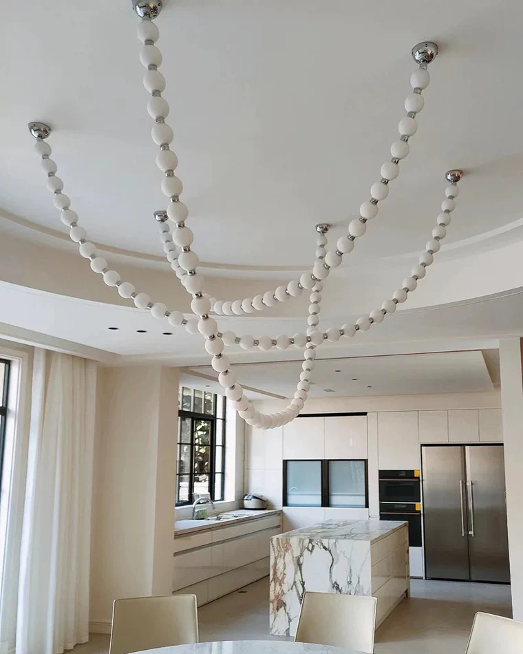 WOMO X-Pearl Necklace Chandelier-WM2799 - Image 17