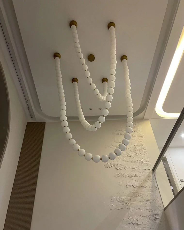 WOMO X-Pearl Necklace Chandelier-WM2799 - Image 20