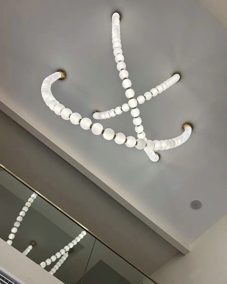 WOMO X-Pearl Necklace Chandelier-WM2799 - Image 21