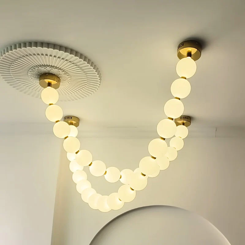 WOMO X-Pearl Necklace Chandelier-WM2799 - Image 33