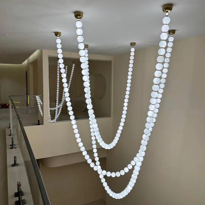 WOMO X-Pearl Necklace Chandelier-WM2799 - Image 45