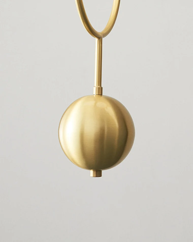 WOMO Pearl Brass Globe Dining Room Chandelier-WM2102a - Image 14