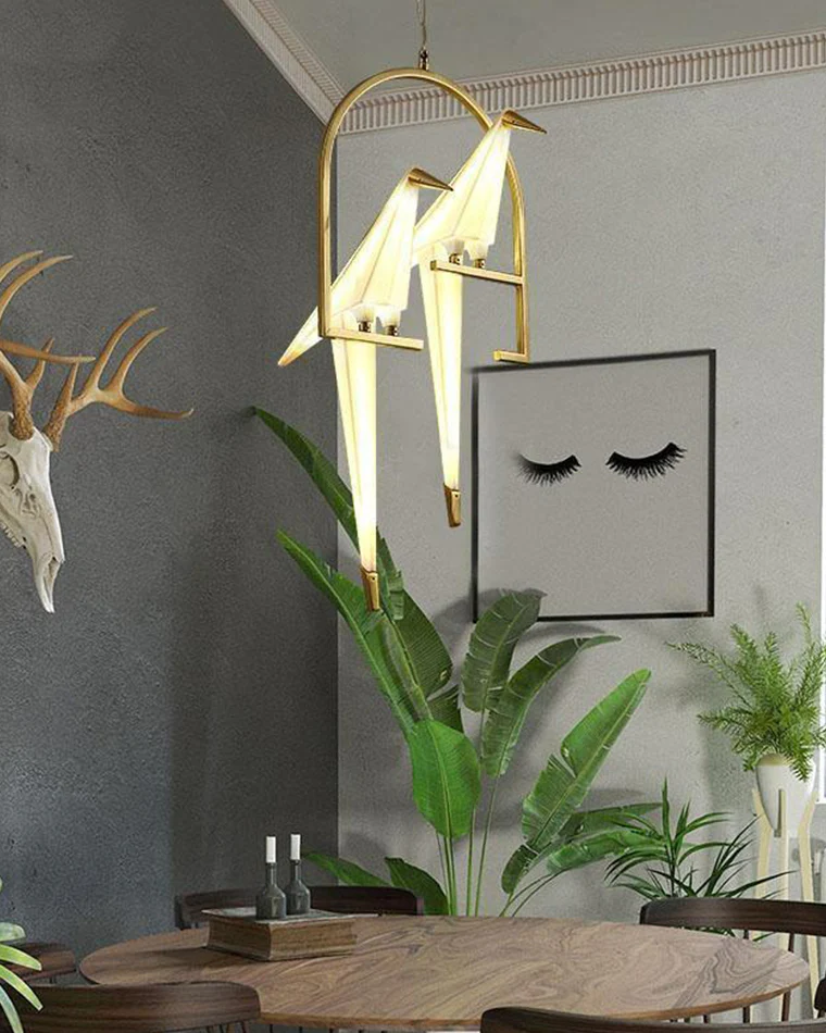 WOMO Bird Origami Pendant Light-WM2734 - Image 3