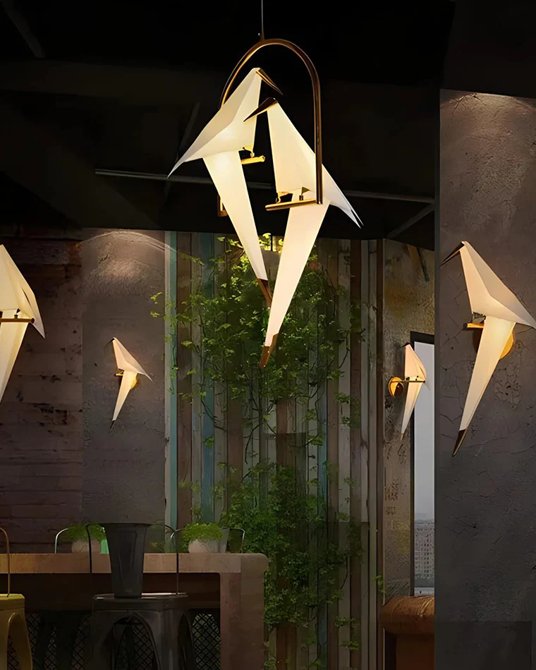 WOMO Bird Origami Pendant Light-WM2734 - Image 5
