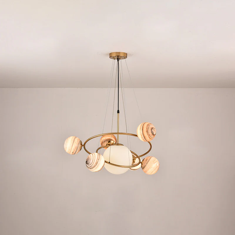 WOMO Planet Glass Chandelier-WM2385 - Image 21
