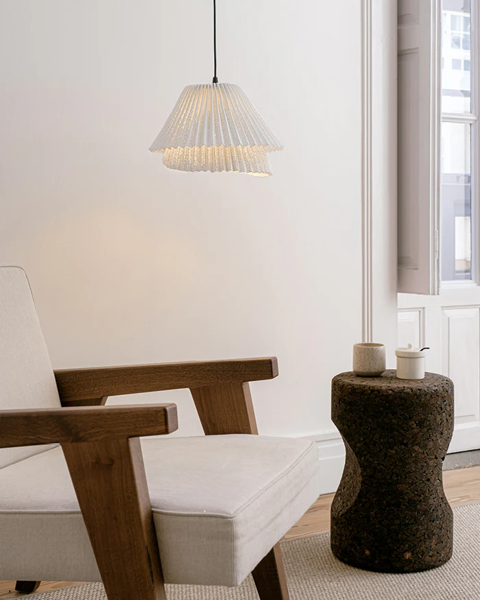 WOMO Pleated Dress Pendant Light-WM2907 - Image 3