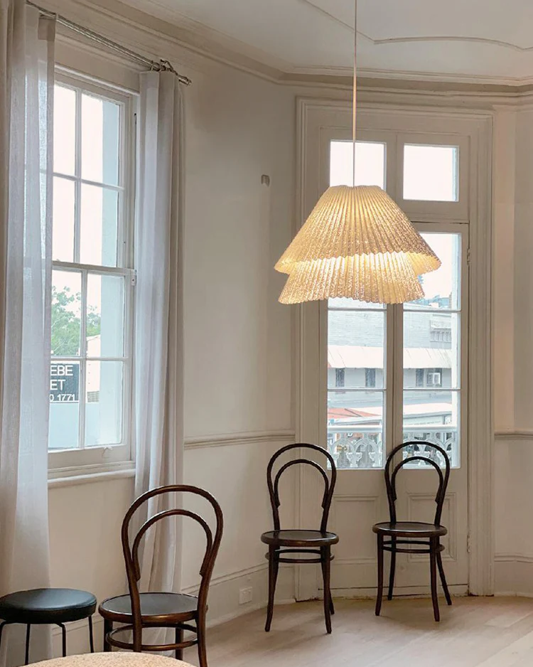 WOMO Pleated Dress Pendant Light-WM2907 - Image 5