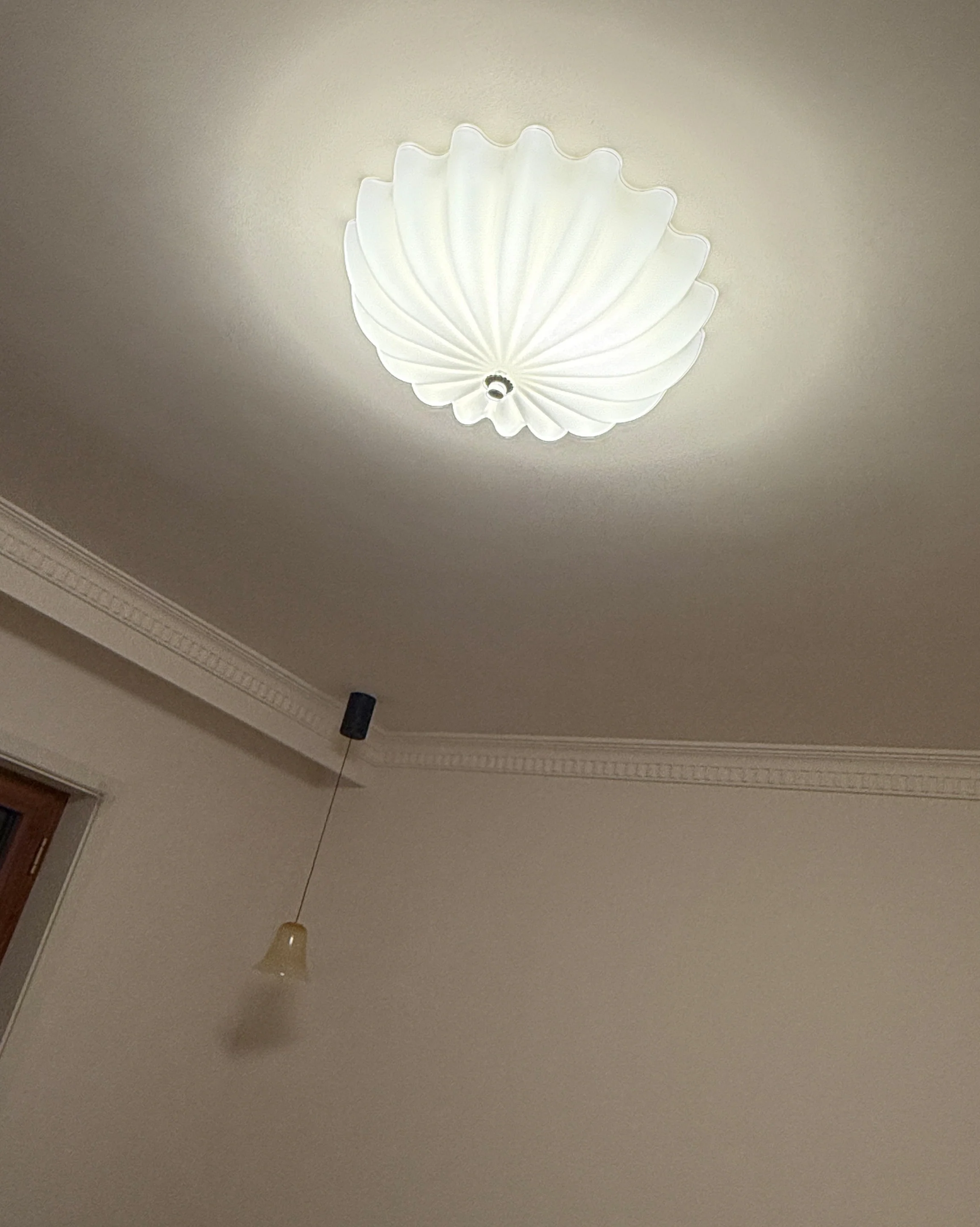 WOMO Pleated Glass Flush Mount Ceiling Light-WM1133 - Image 19