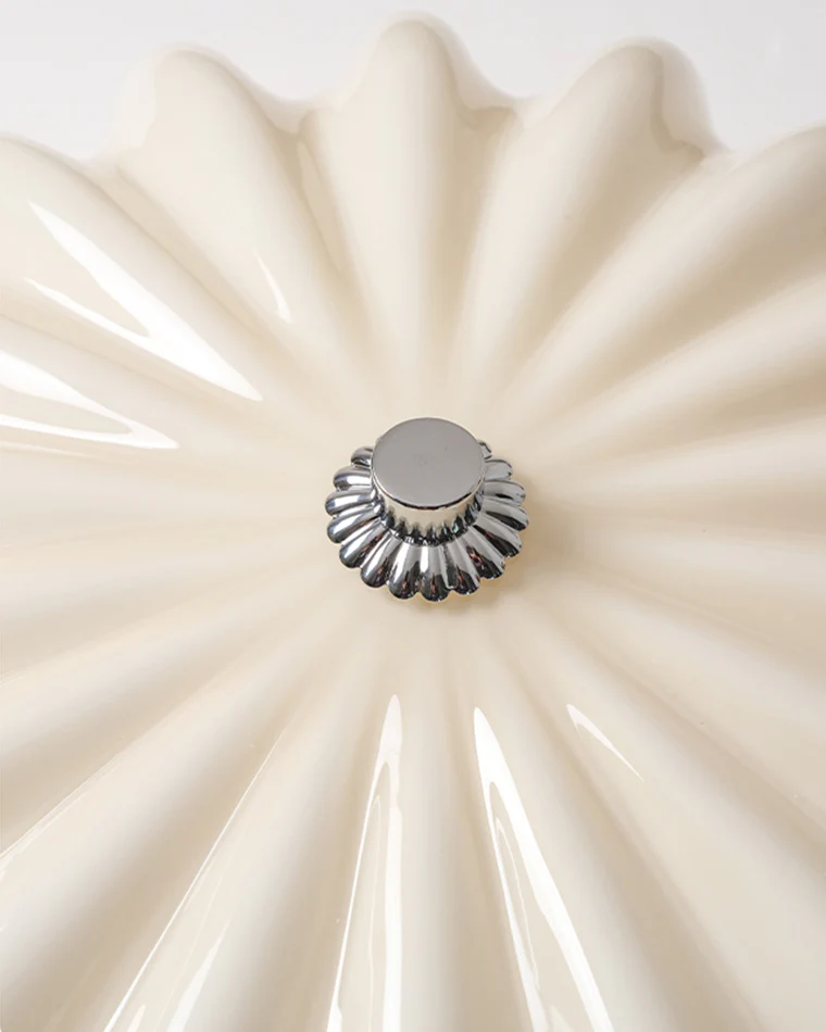 WOMO Pleated Glass Flush Mount Ceiling Light-WM1133 - Image 25