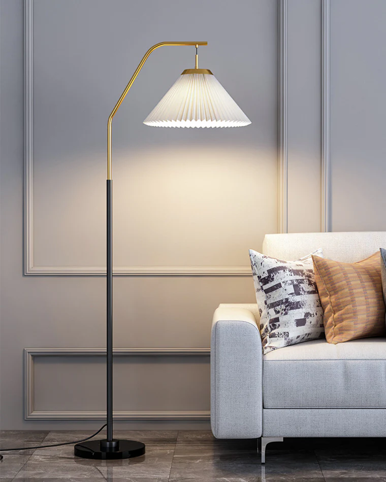 WOMO Pleated Hanging Floor Lamp-WM7066 - Image 7