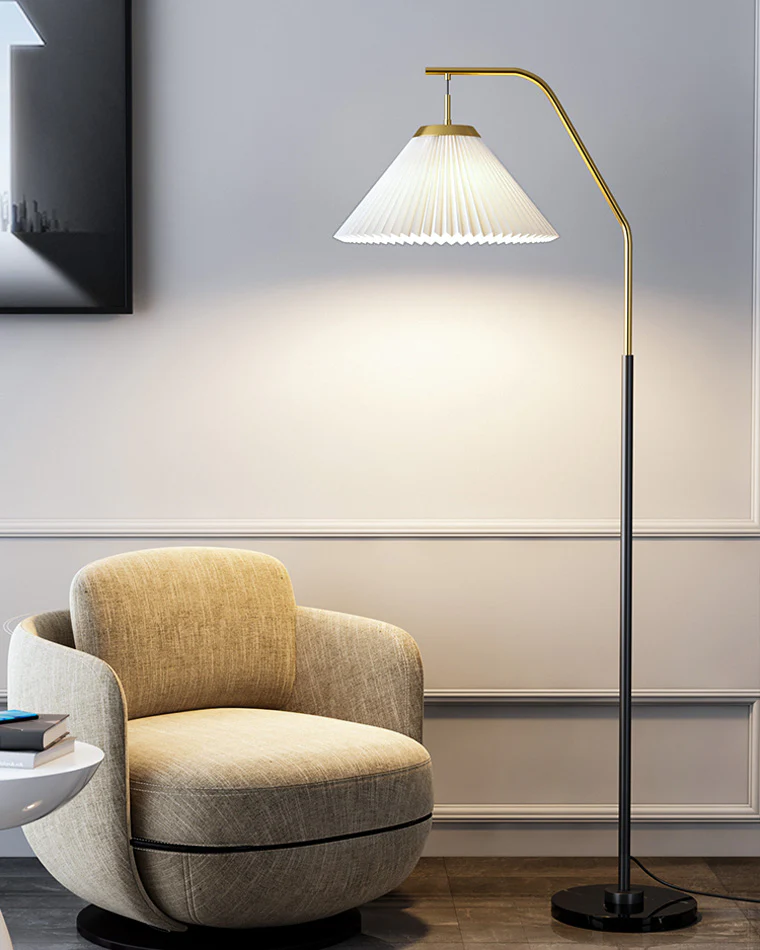 WOMO Pleated Hanging Floor Lamp-WM7066 - Image 9