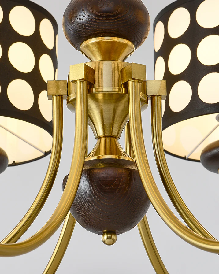 WOMO Polka Shaded Chandelier-WM2913 - Image 13