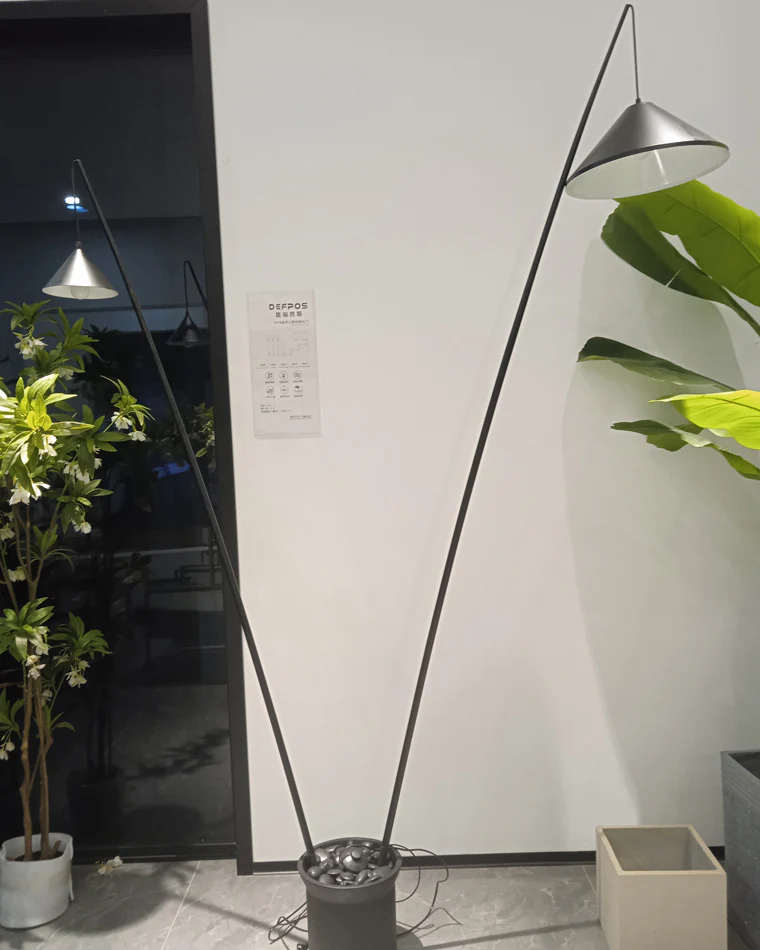 WOMO 3-light Overhanging Floor Lamp-WM7031 - Image 11