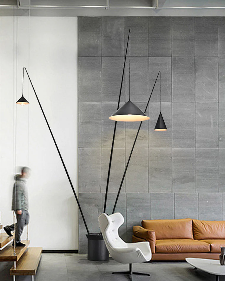 WOMO 3-light Overhanging Floor Lamp-WM7031 - Image 19