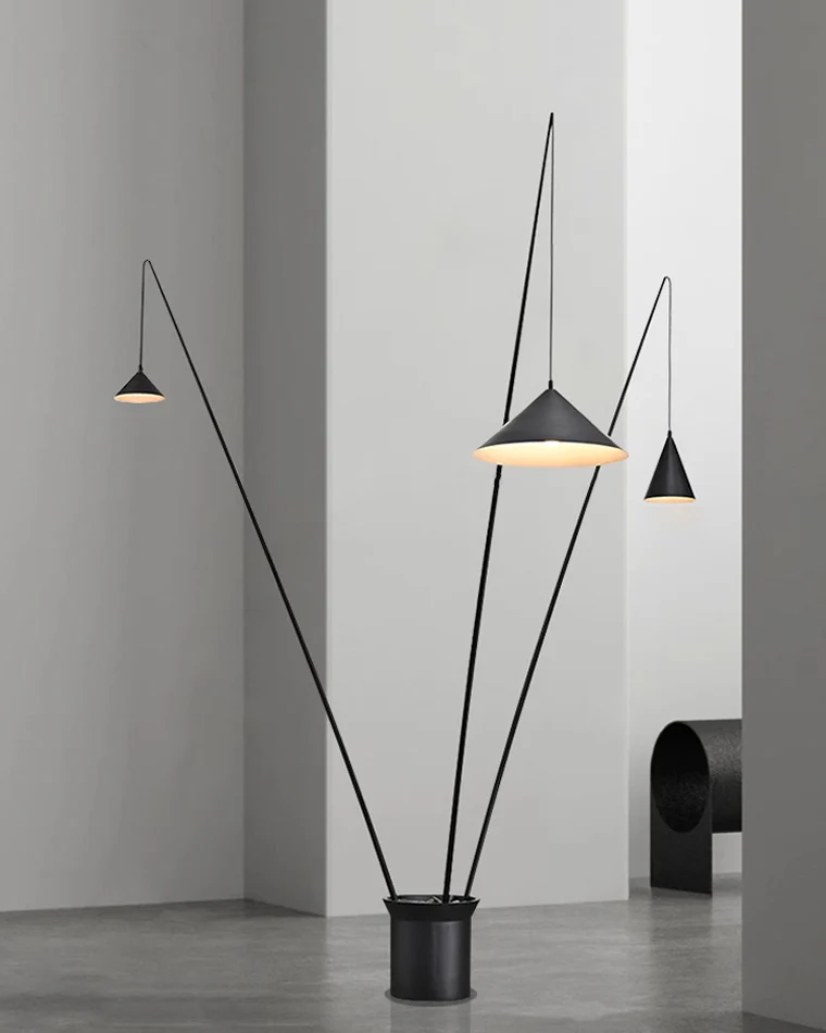 WOMO 3-light Overhanging Floor Lamp-WM7031 - Image 25