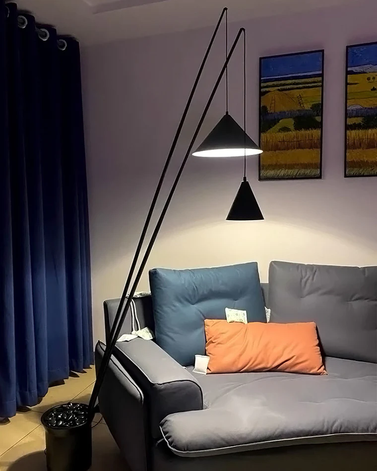 WOMO 3-light Overhanging Floor Lamp-WM7031 - Image 29