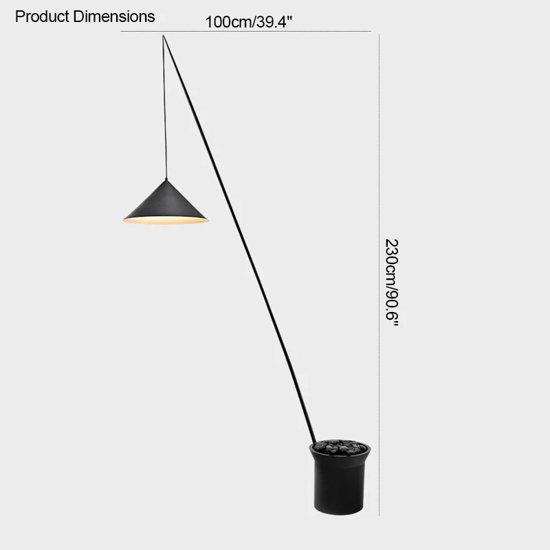 WOMO 3-light Overhanging Floor Lamp-WM7031 - Image 33