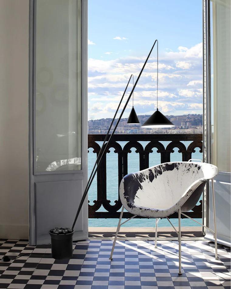 WOMO 3-light Overhanging Floor Lamp-WM7031 - Image 5