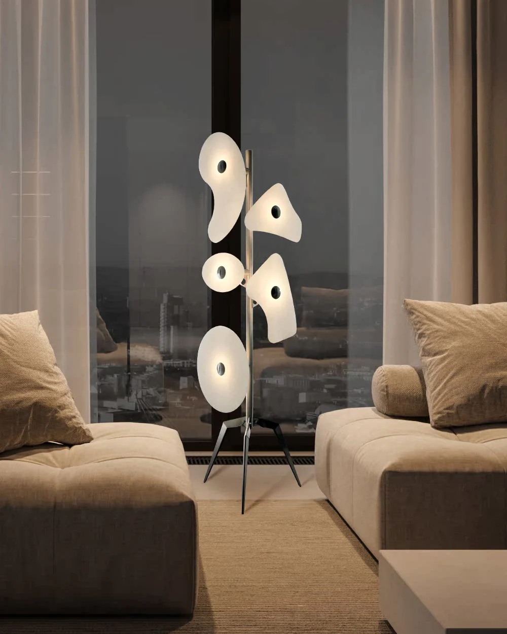 WOMO Post Modern Tripod Floor Lamp-WM7088 - Image 16