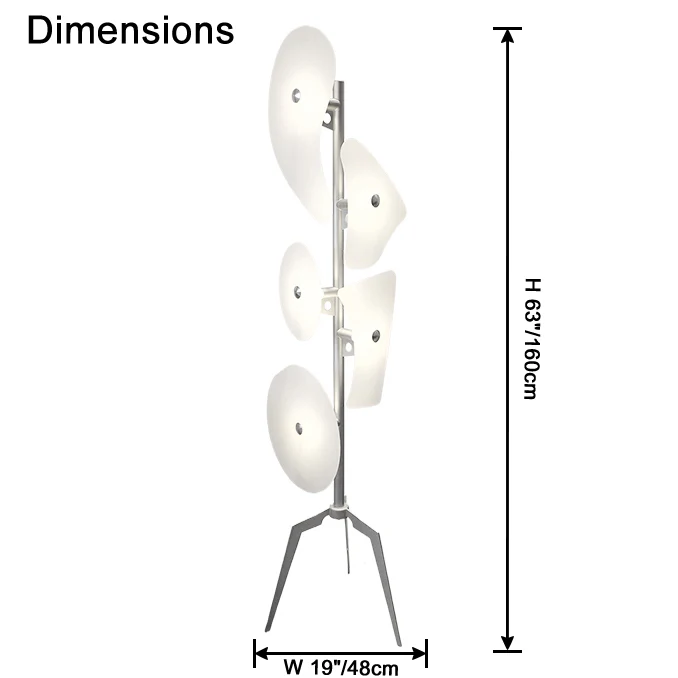 WOMO Post Modern Tripod Floor Lamp-WM7088 - Image 31