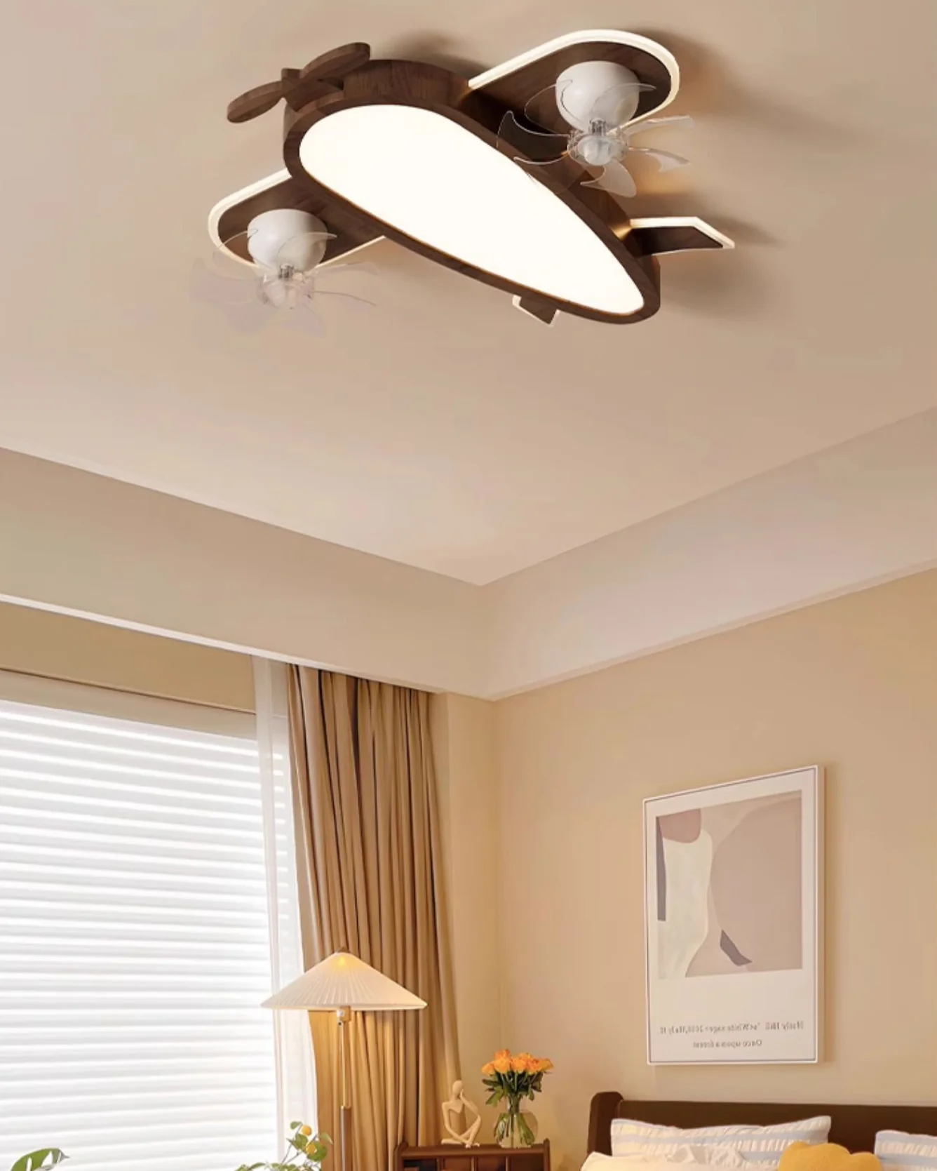 WOMO Propeller Low Profile Ceiling Fan Lamp - WM5274 - Image 2