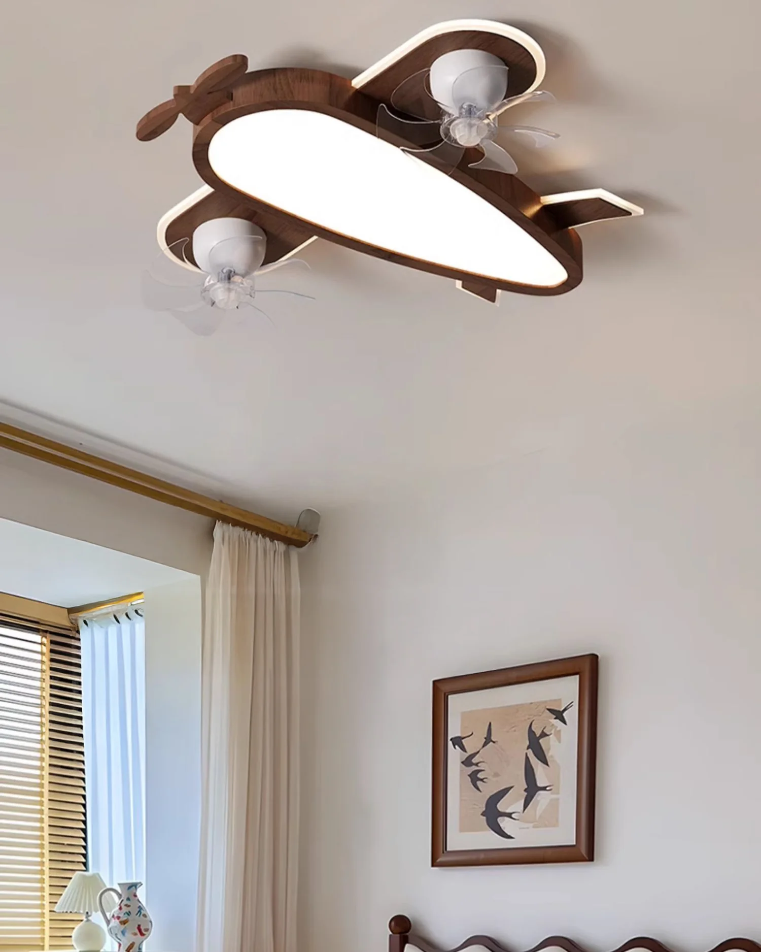 WOMO Propeller Low Profile Ceiling Fan Lamp - WM5274 - Image 3