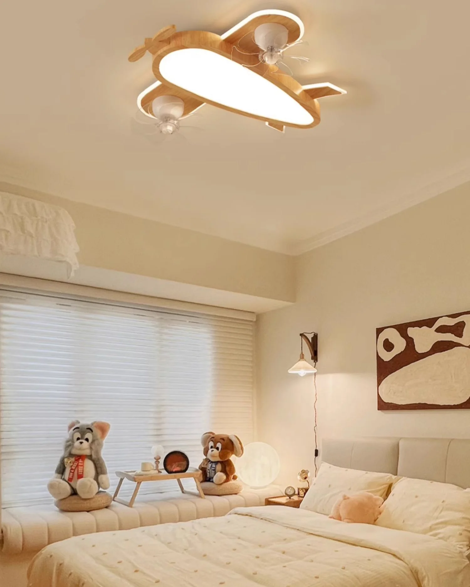 WOMO Propeller Low Profile Ceiling Fan Lamp - WM5274 - Image 4