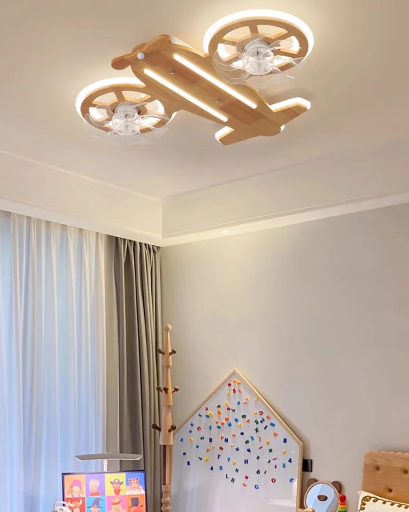 WOMO Propeller Low Profile Ceiling Fan Lamp - WM5275 - Image 2