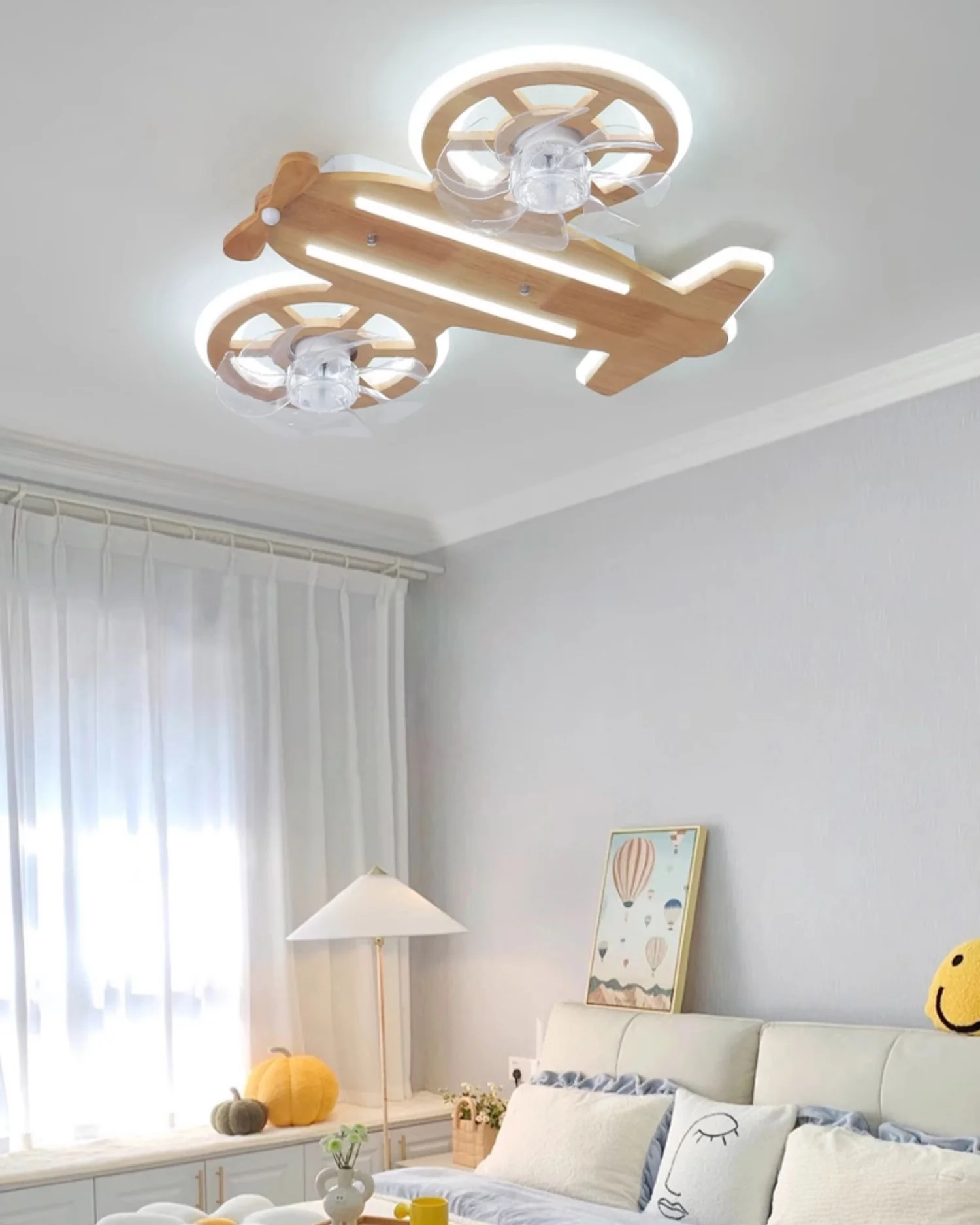 WOMO Propeller Low Profile Ceiling Fan Lamp - WM5275 - Image 4