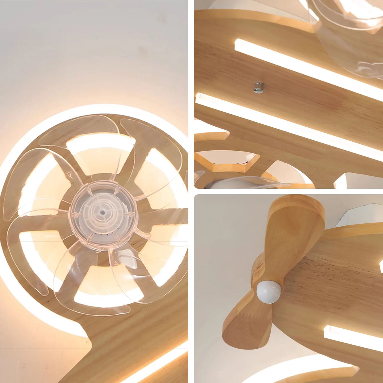 WOMO Propeller Low Profile Ceiling Fan Lamp - WM5275 - Image 6