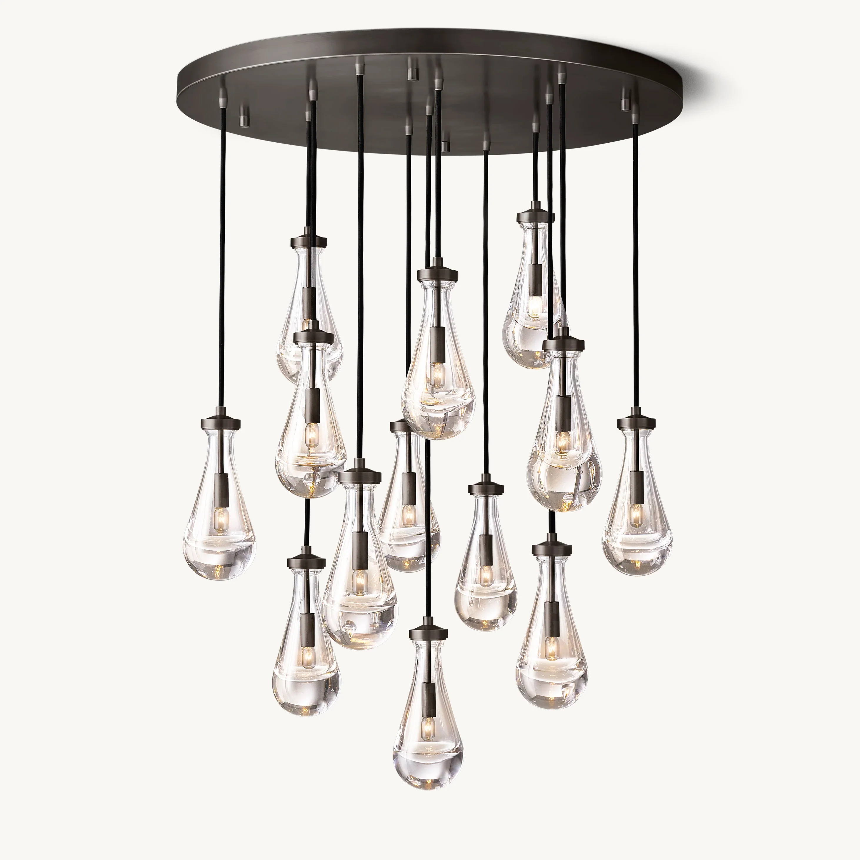WOMO Raindrop Glass Chandelier-WM2809 - Image 11