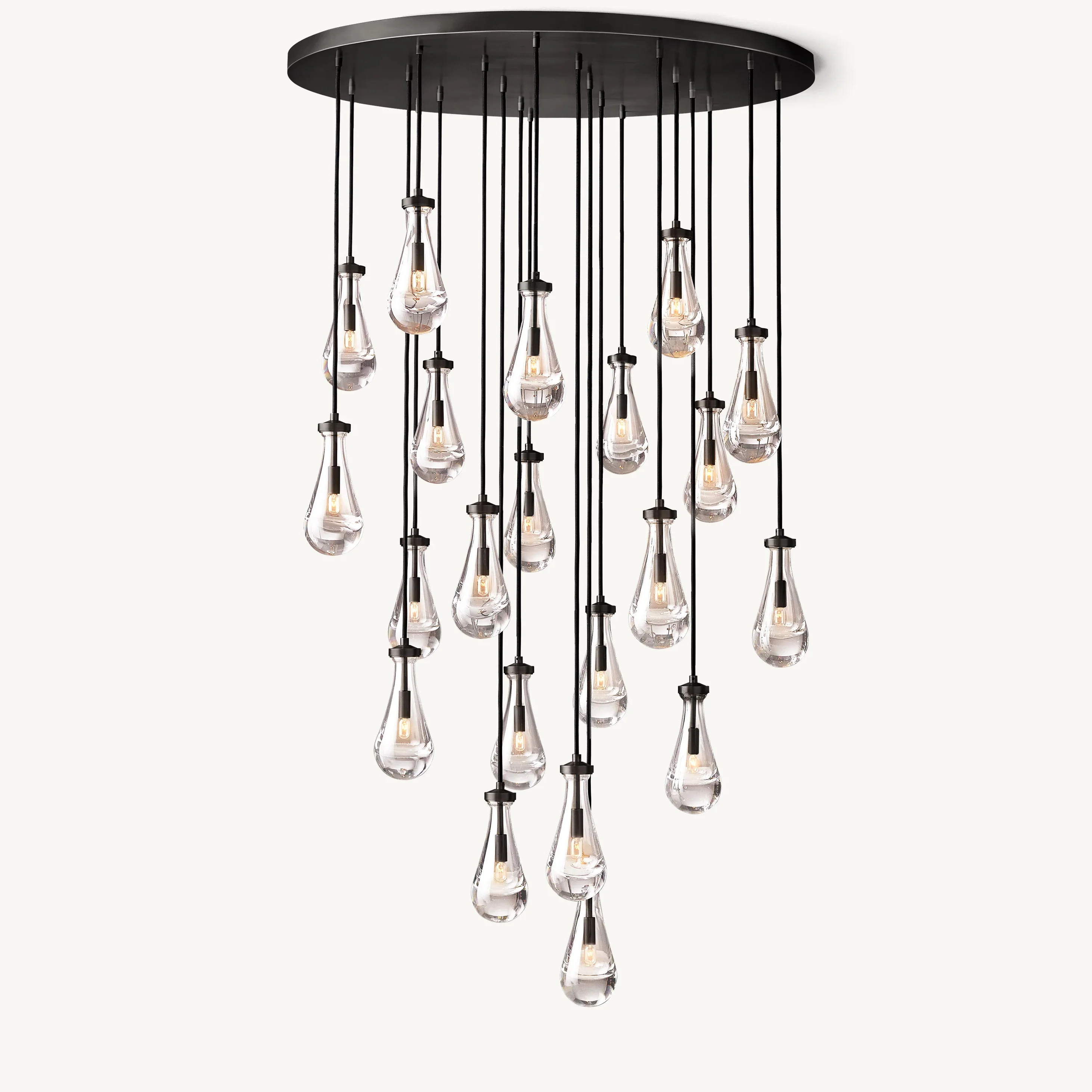 WOMO Raindrop Glass Chandelier-WM2809 - Image 13