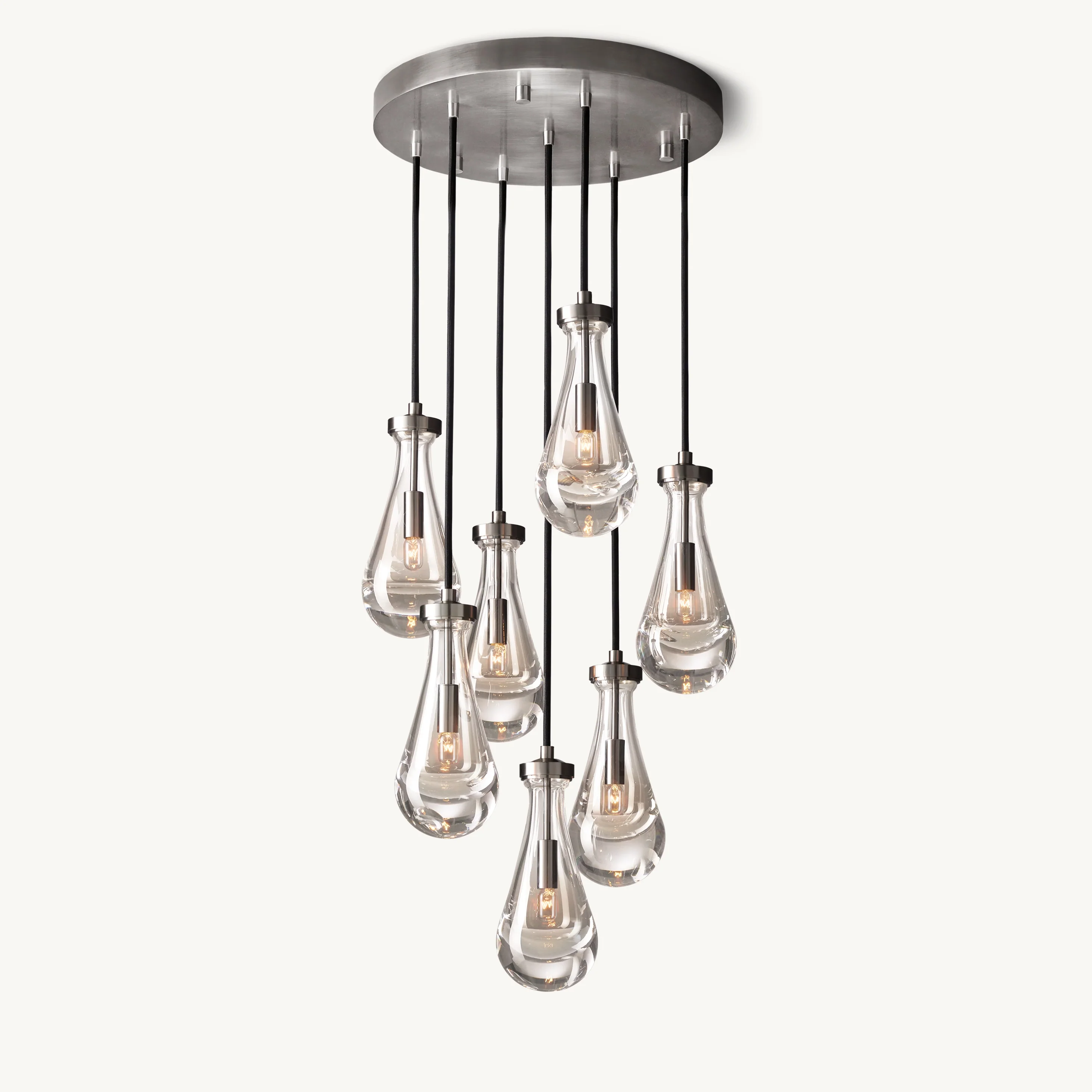WOMO Raindrop Glass Chandelier-WM2809 - Image 33