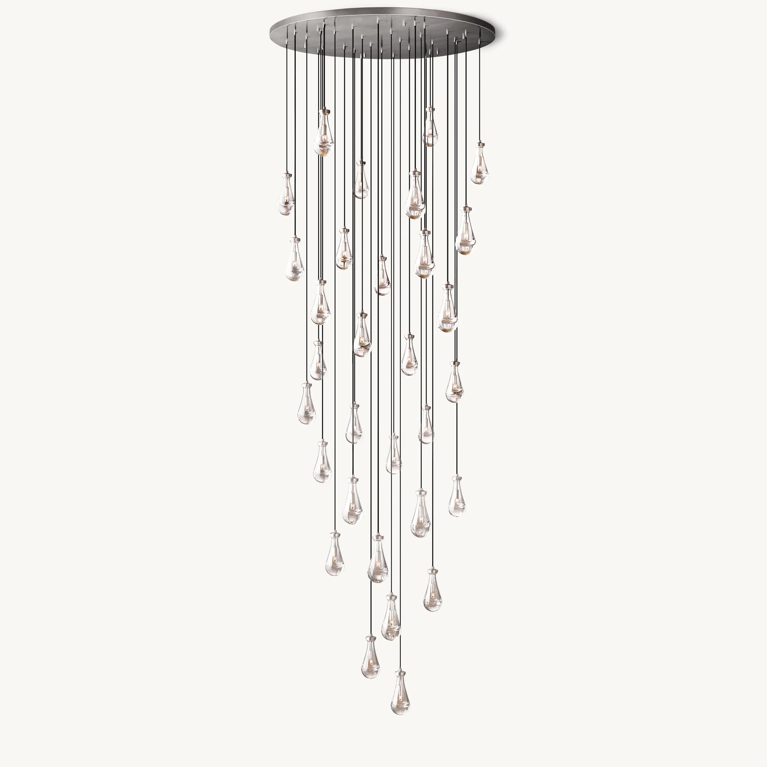 WOMO Raindrop Glass Chandelier-WM2809 - Image 43