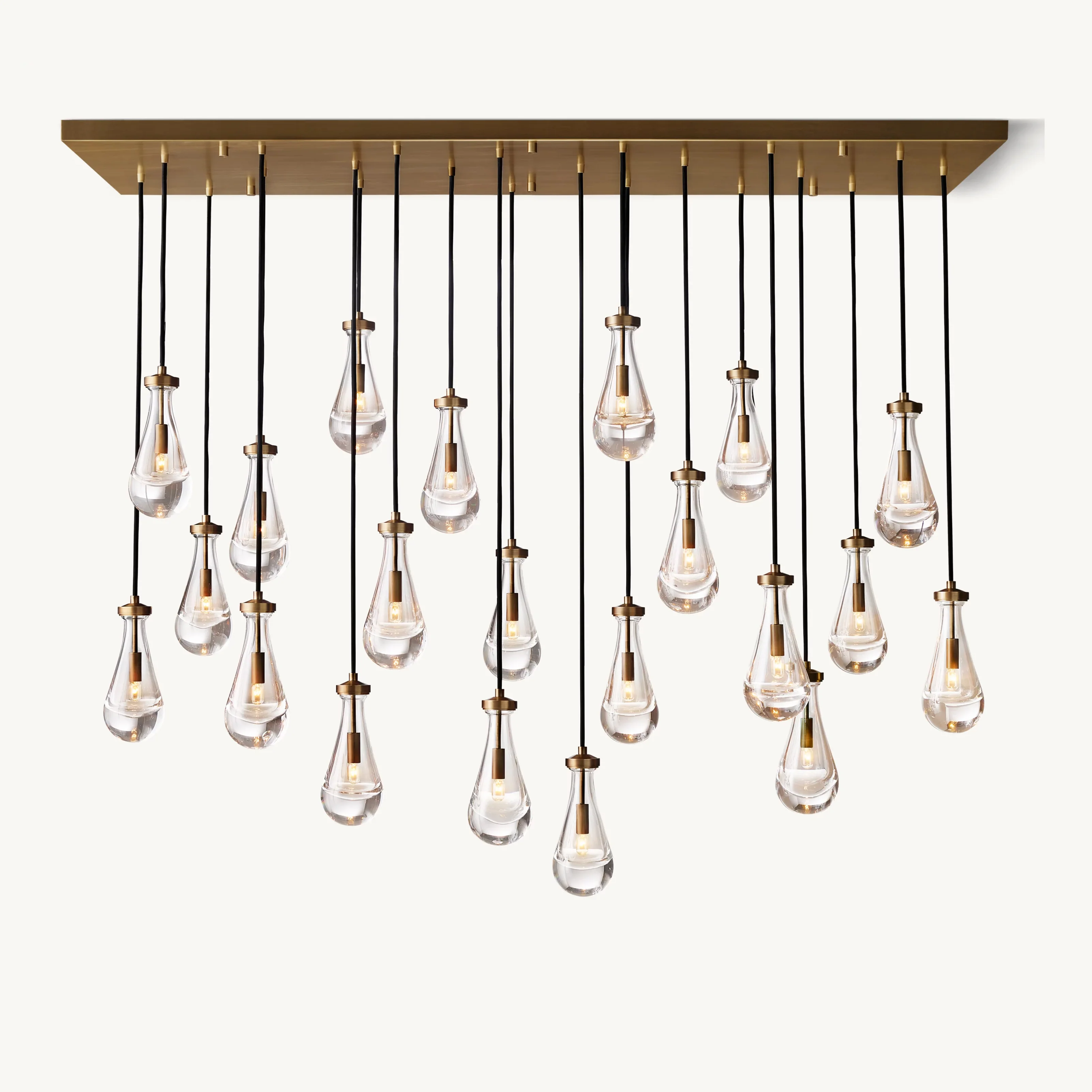 WOMO Raindrop Glass Chandelier-WM2810 - Image 12