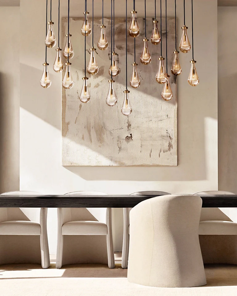 WOMO Raindrop Glass Chandelier-WM2810 - Image 2