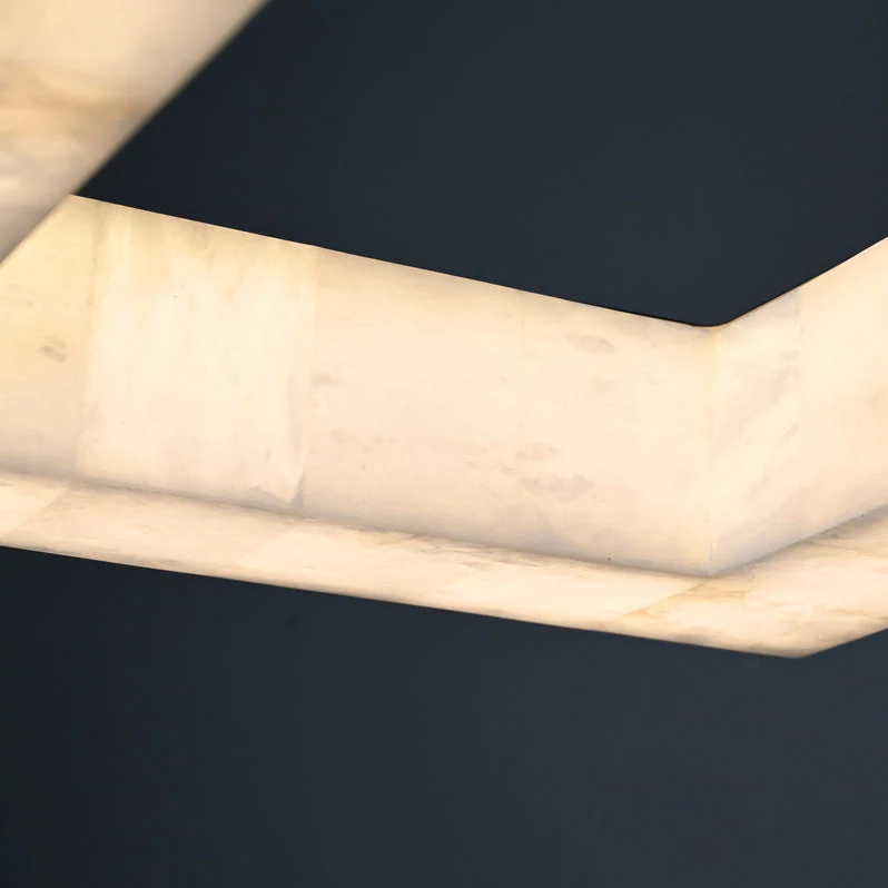WOMO Rectangle Alabaster Chandelier-WM2822 - Image 11