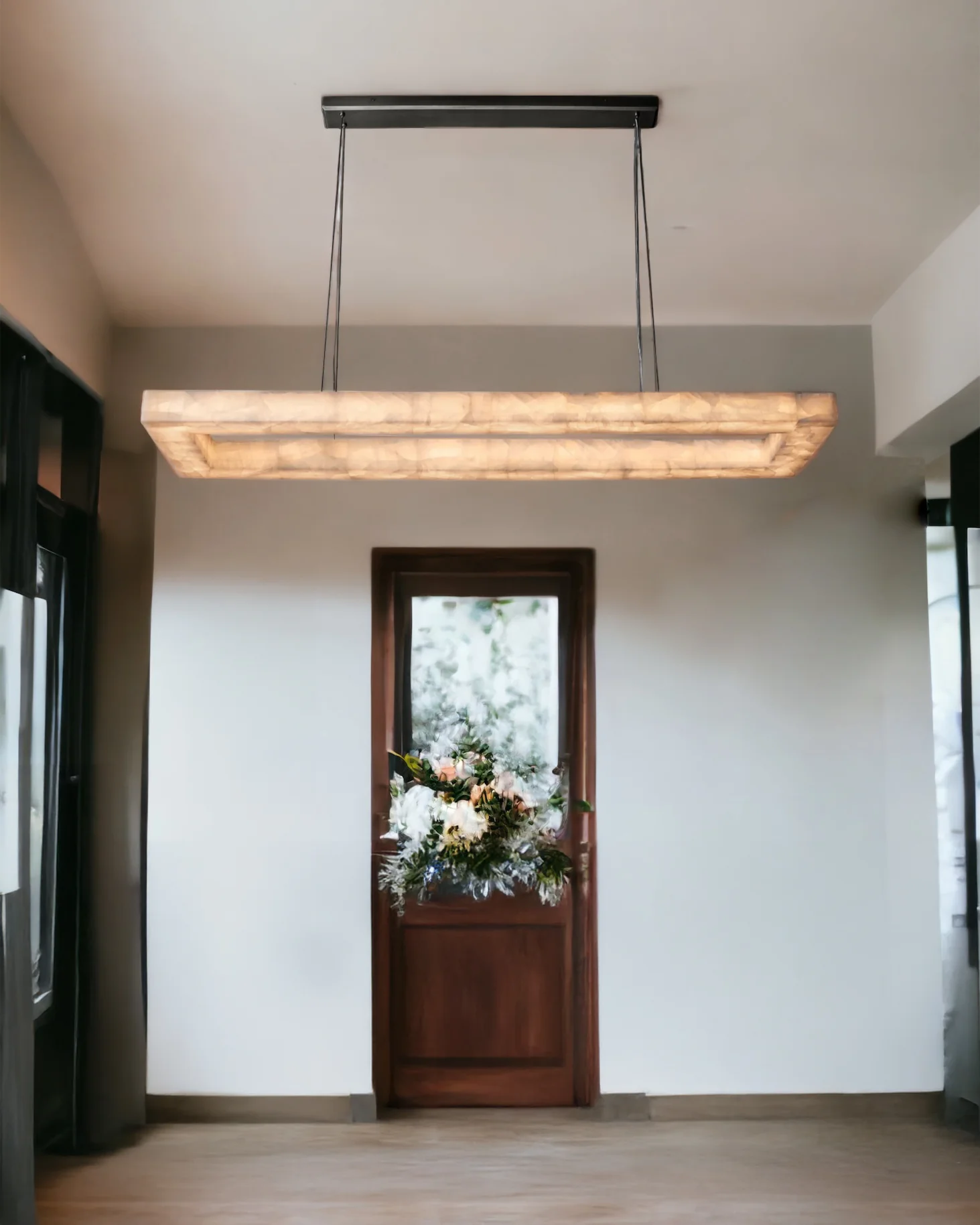 WOMO Rectangle Alabaster Chandelier-WM2822 - Image 6