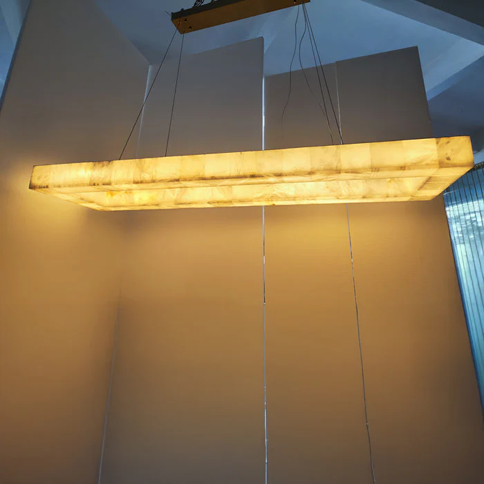 WOMO Rectangle Alabaster Chandelier-WM2822 - Image 8