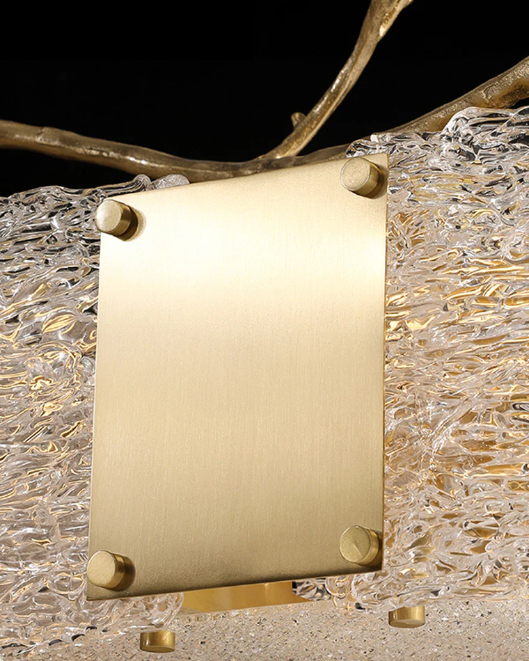 WOMO Rectangular Glass Chandelier-WM2364 - Image 5