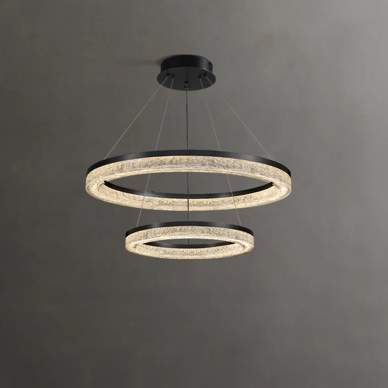 WOMO Resin Circular Led Chandelier-2994 - Image 15