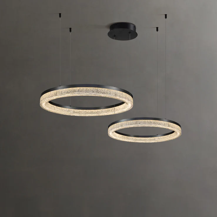 WOMO Resin Circular Led Chandelier-2994 - Image 17