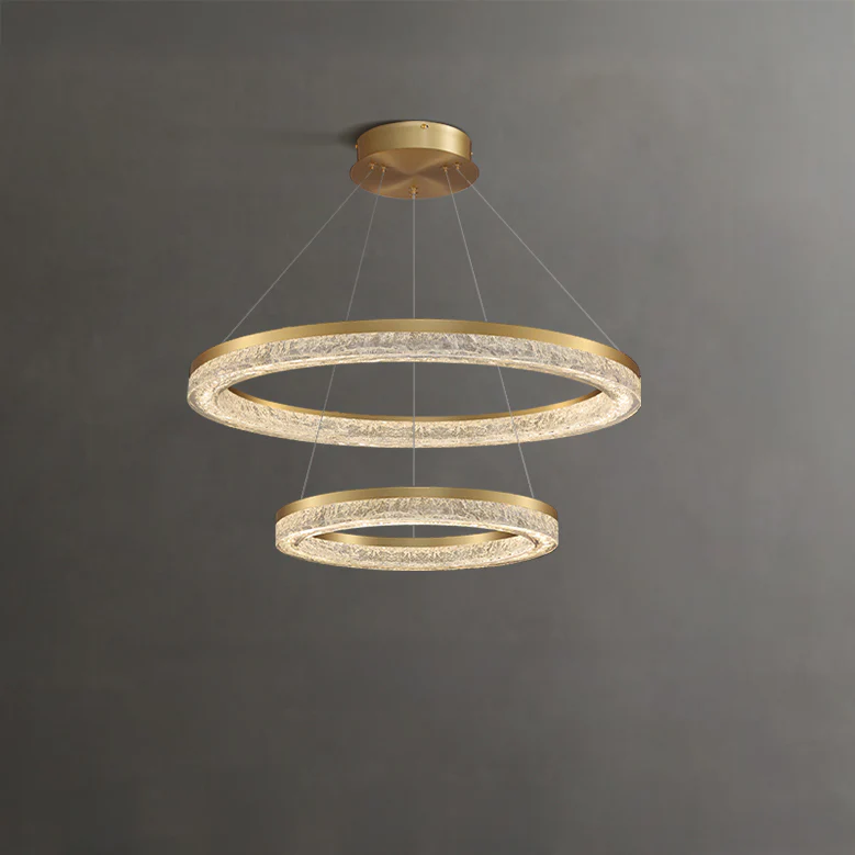 WOMO Resin Circular Led Chandelier-2994 - Image 25