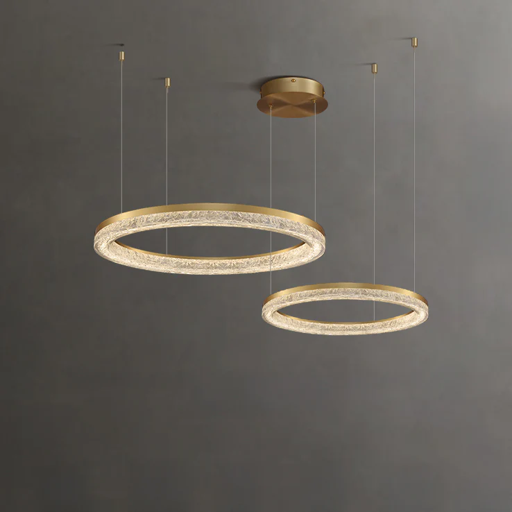 WOMO Resin Circular Led Chandelier-2994 - Image 27