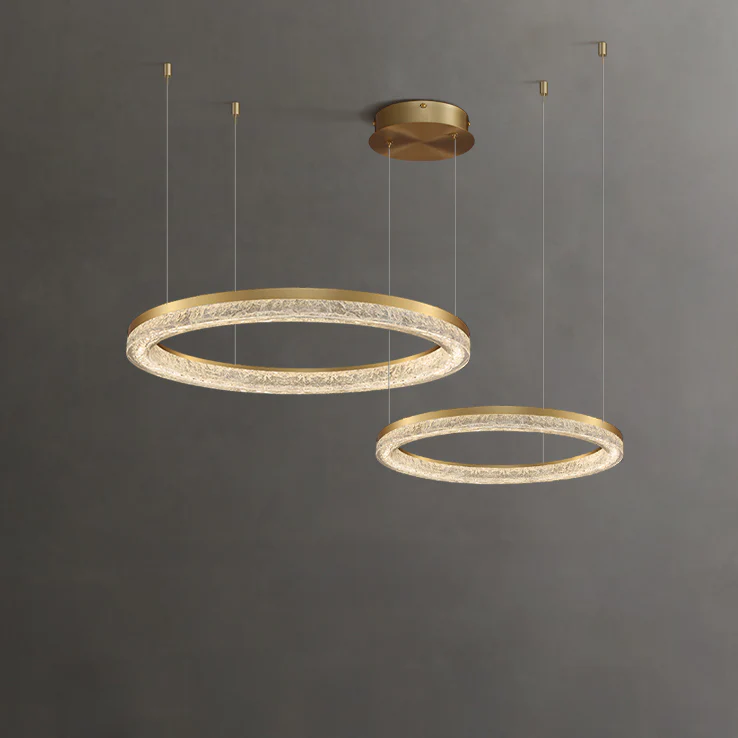 WOMO Resin Circular Led Chandelier-2994 - Image 28