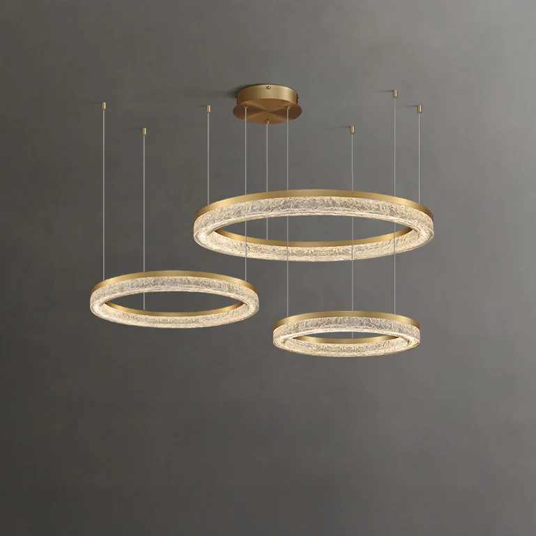 WOMO Resin Circular Led Chandelier-2994 - Image 29