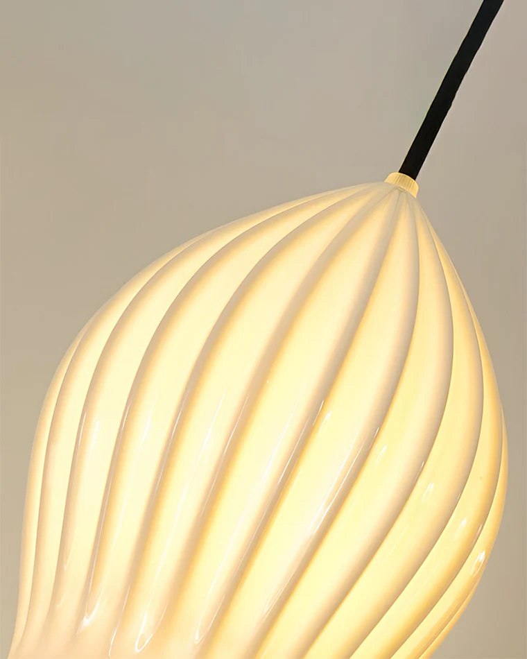 WOMO Ribbed Bud Ceramic Multi-Light Chandelier-WM2132b - Image 14