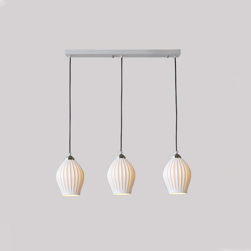 WOMO Ribbed Bud Ceramic Multi-Light Chandelier-WM2132b - Image 21