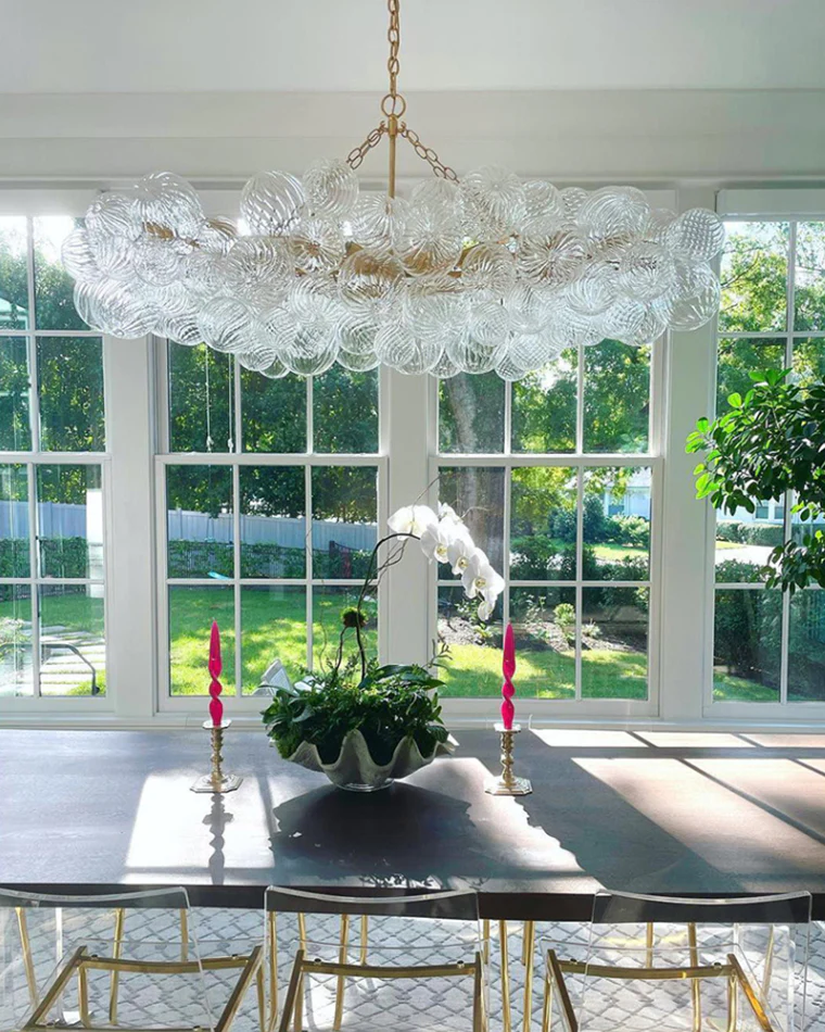 WOMO Textured Glass Bubble Chandelier-WM2180 - Image 22