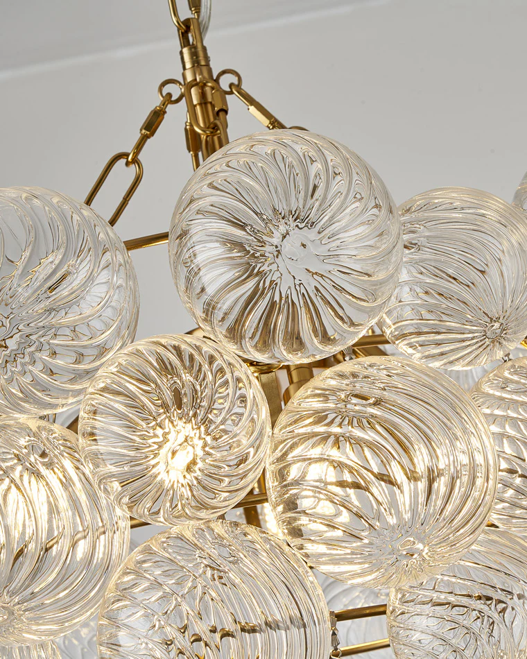 WOMO Textured Glass Bubble Chandelier-WM2180 - Image 31